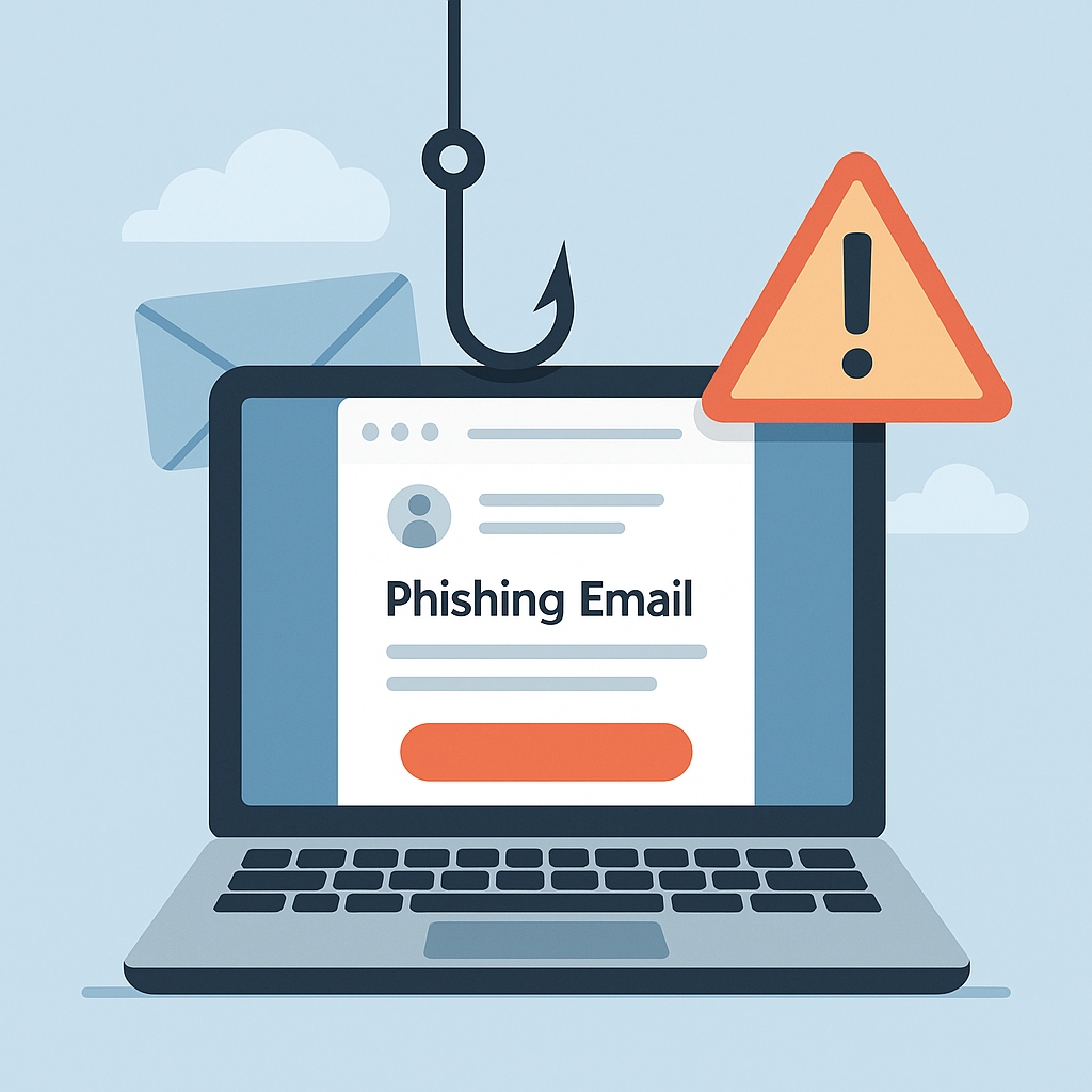 釣魚攻擊示意圖